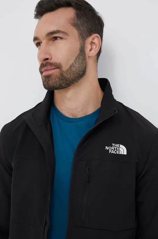 fekete The North Face rövid kabát SOFTSHELL TRAVEL JACKET