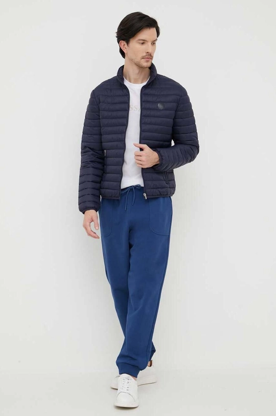 Trussardi giacca blu navy