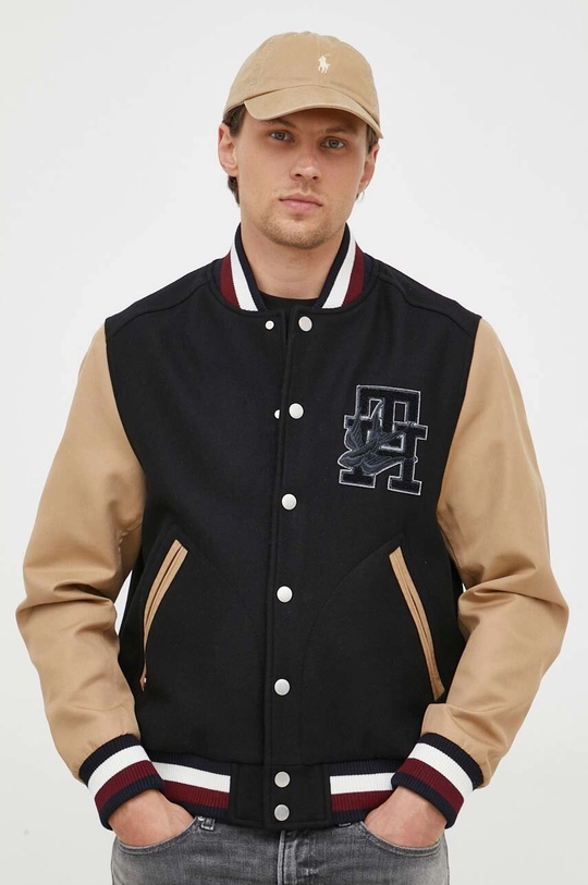 crna Bomber jakna Tommy Hilfiger x Shawn Mendes Muški