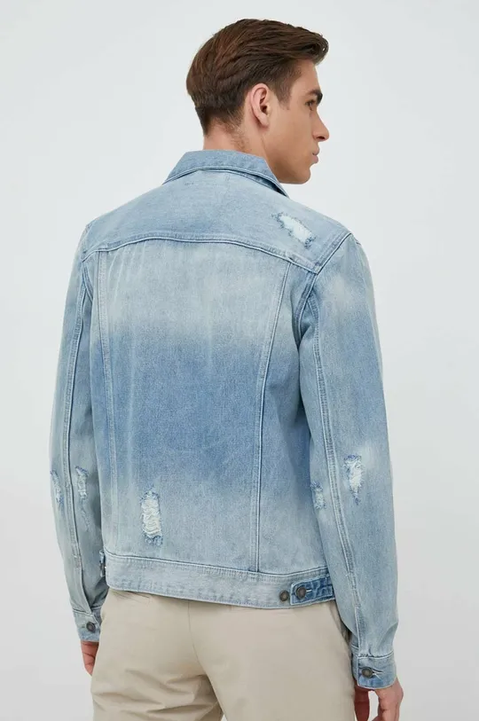 Guess kurtka jeansowa DILLON  Materiał zasadniczy: 100 % Bawełna Podszewka kieszeni: 65 % Poliester, 35 % Bawełna