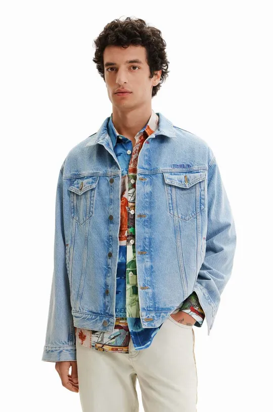 blu Desigual giacca di jeans Uomo