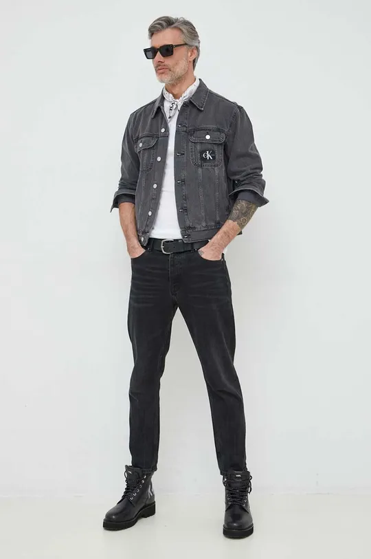 Jeans jakna Calvin Klein Jeans siva
