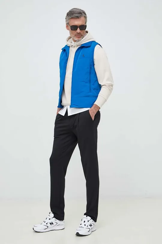 Brezrokavnik Calvin Klein Jeans modra