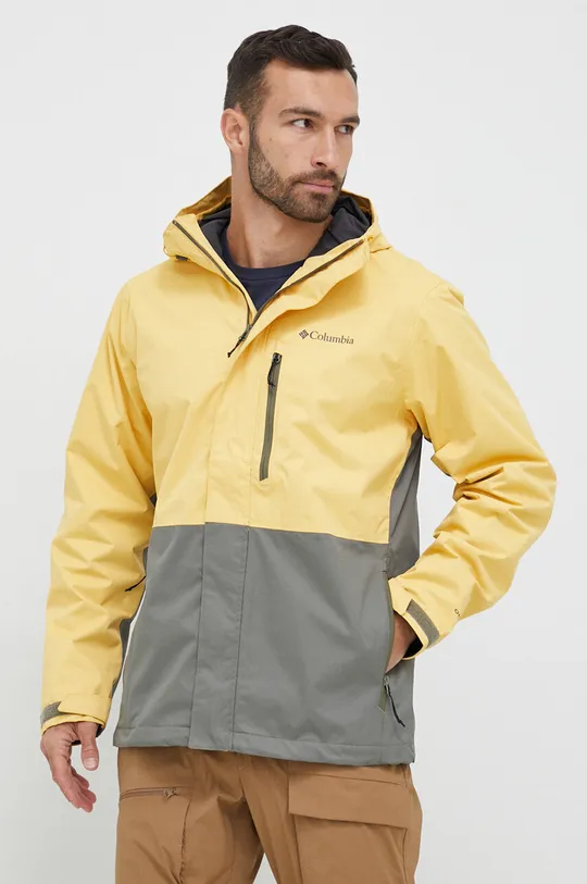 yellow Columbia outdoor jacket Hikebound Men’s