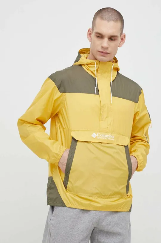 yellow Columbia jacket Men’s