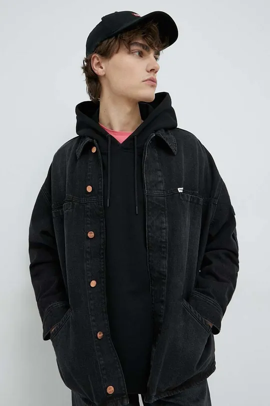 чёрный Джинсовая куртка Wrangler