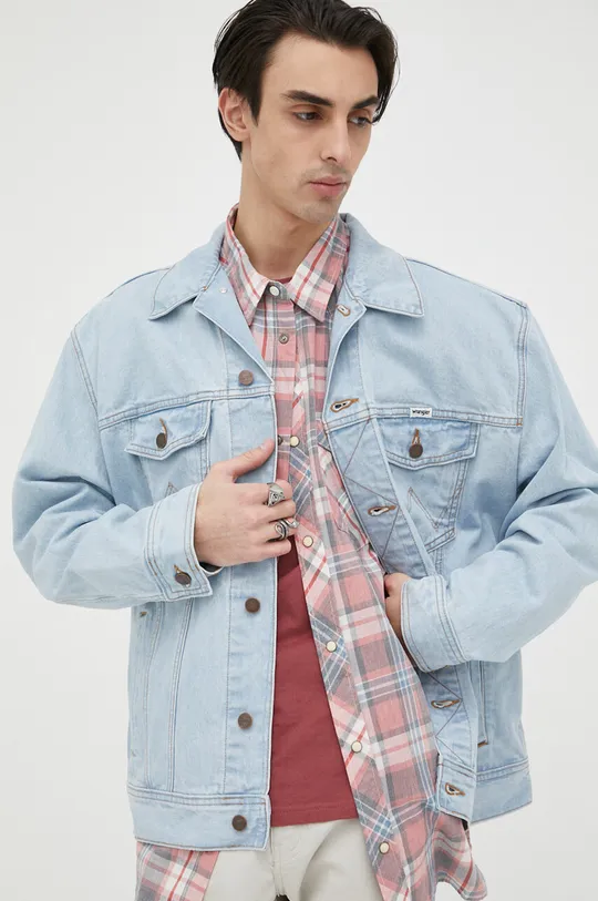 blu Wrangler giacca di jeans Uomo