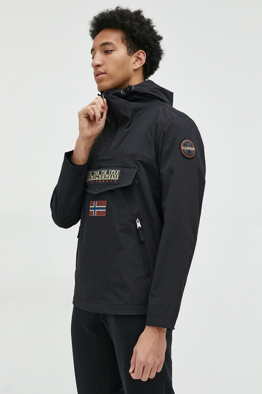 black Napapijri jacket Men’s