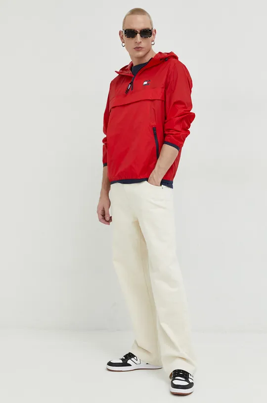 piros Tommy Jeans rövid kabát Férfi