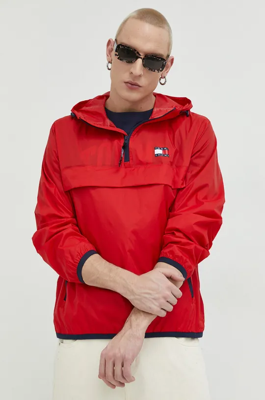 Tommy Jeans giacca rosso