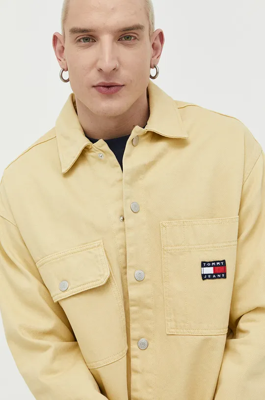 giallo Tommy Jeans giacca di jeans
