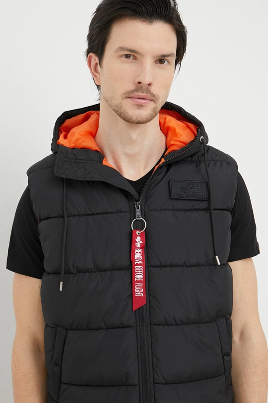 black Alpha Industries vest