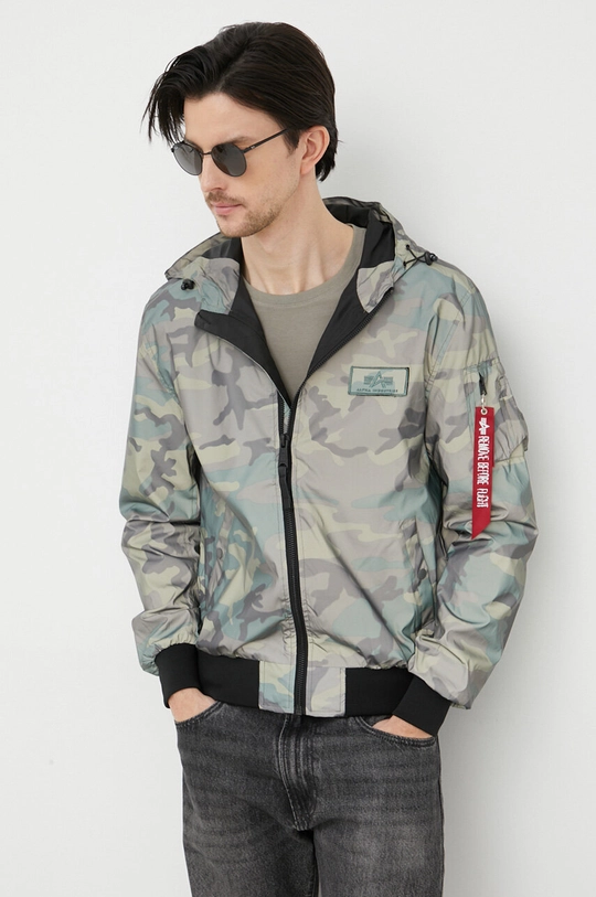 zelena Jakna Alpha Industries Moški