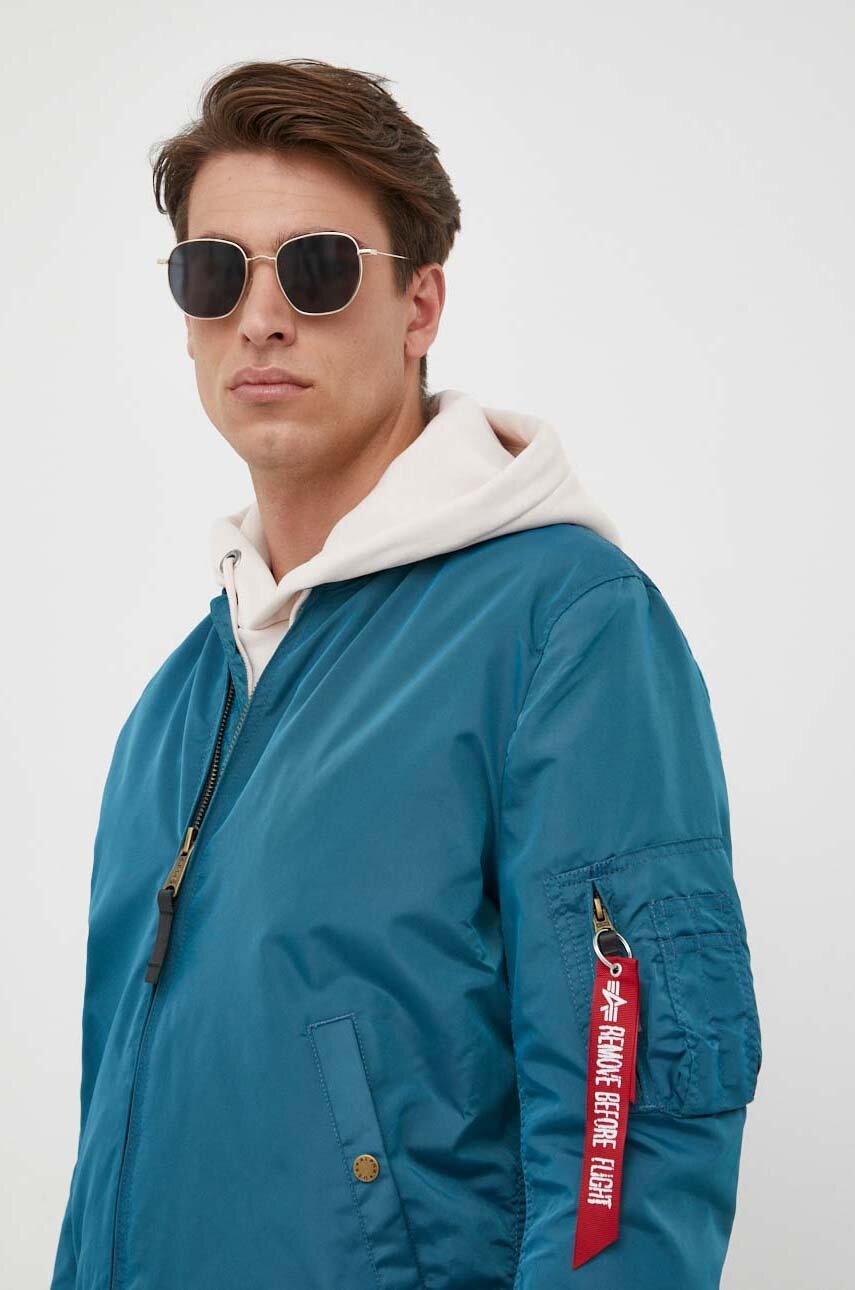 Куртка-бомбер Alpha Industries мужской переходная | ANSWEAR.ua
