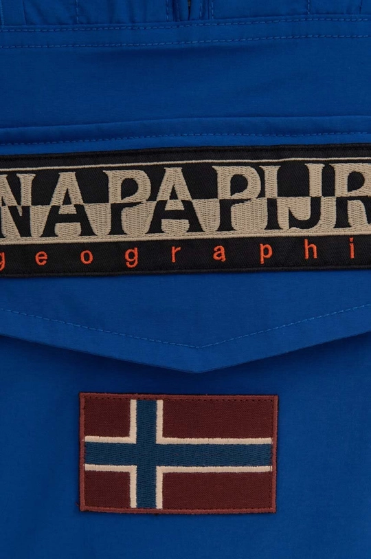 blue Napapijri rain jacket