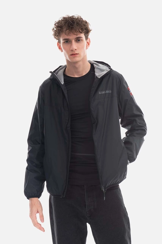 black Napapijri jacket Napapijri A-Coubertin Open NA4H9Z 041 Men’s