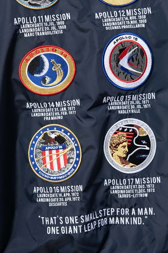 Alpha Industries rövid kabát MA-1 Zip Hood Apollo 13616 7 sötétkék