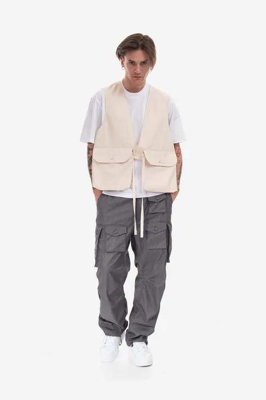 beige Engineered Garments vest