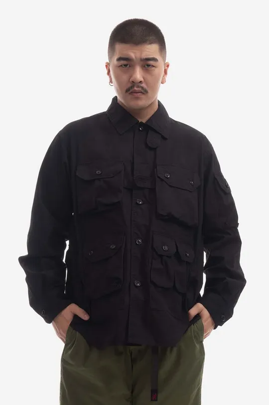 Pamučna jakna Engineered Garments crna