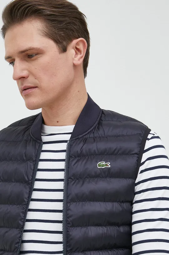 navy Lacoste vest