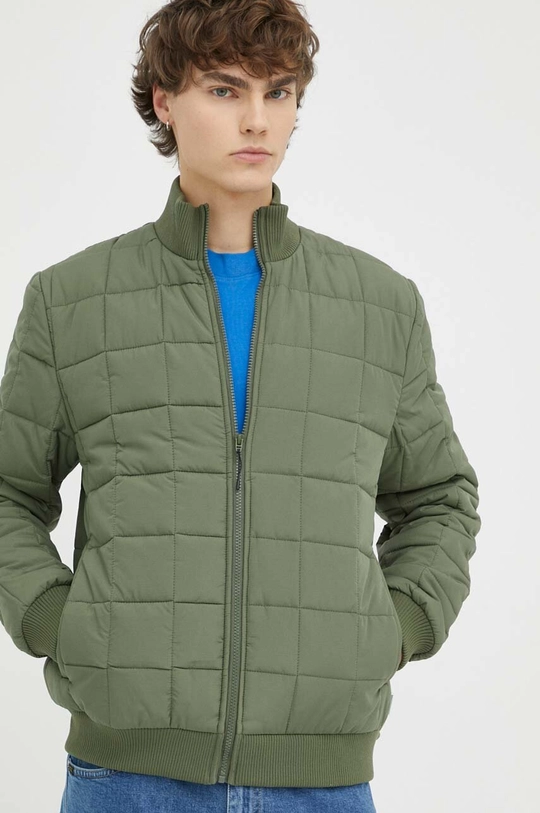 zöld Rains bomber dzseki 18180 Liner High Neck Jacket