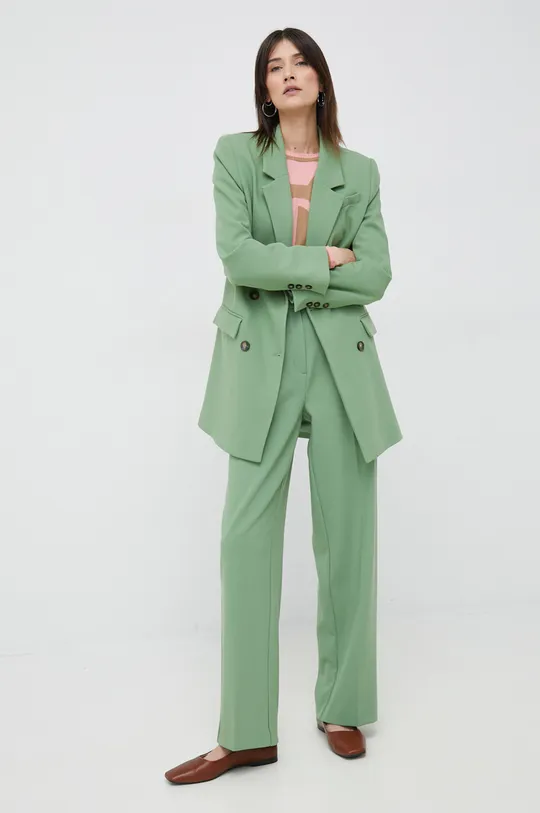 Σακάκι Selected Femme πράσινο