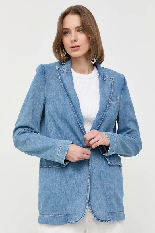 modra Jeans jakna Twinset Ženski