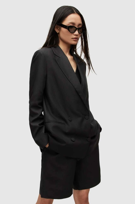 Blazer με μείγμα λινών AllSaints Γυναικεία