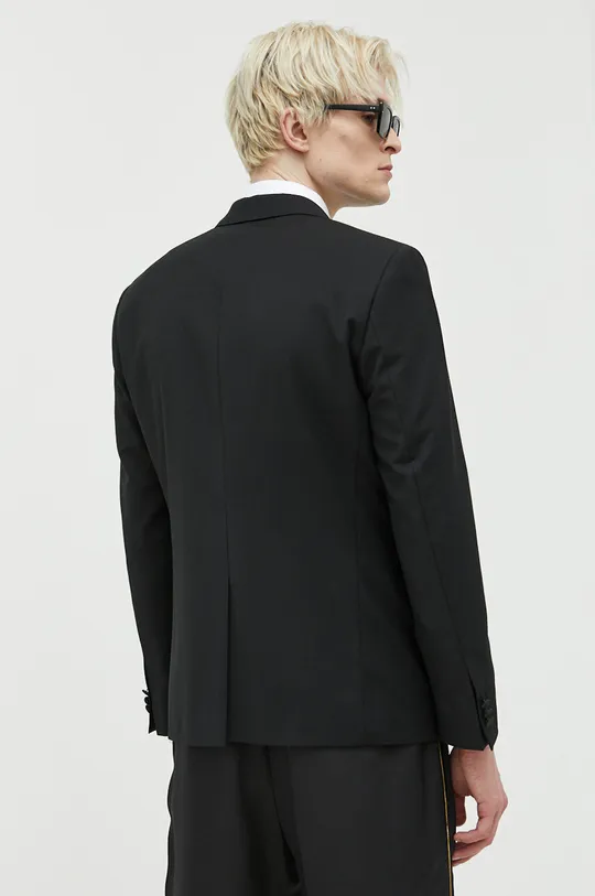 Шерстяной пиджак HUGO  Основной материал: 76% Шерсть, 21% Полиэстер, 3% Эластан Подкладка: 100% Полиэстер
