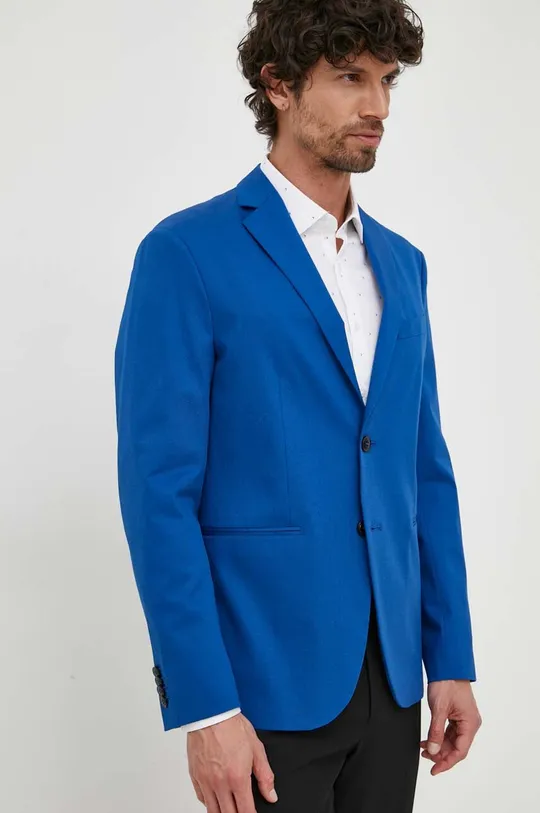 μπλε Σακάκι Sisley Ανδρικά