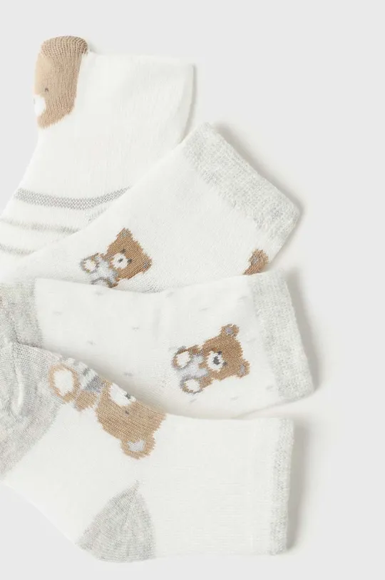 Ponožky pre bábätká Mayoral Newborn 4-pak sivá
