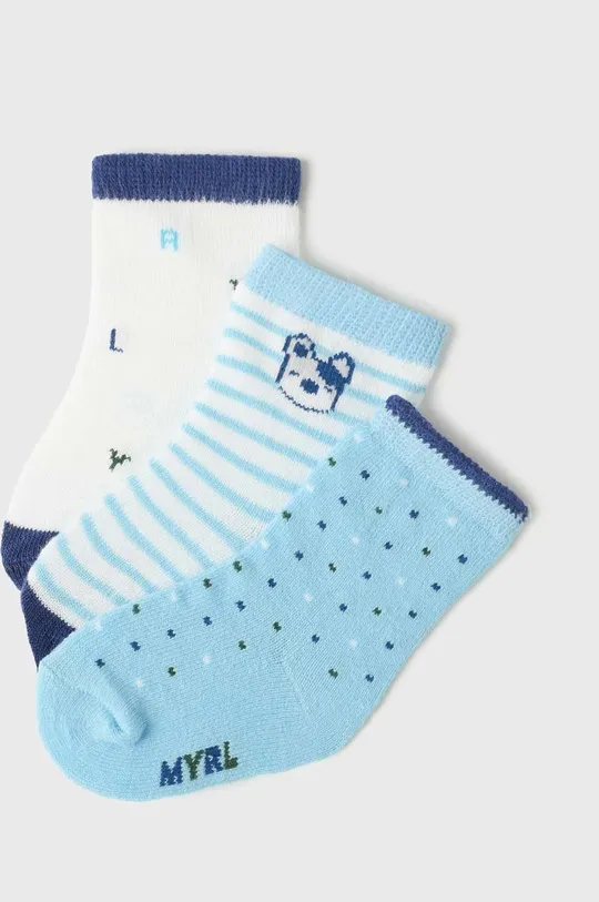 Κάλτσες μωρού Mayoral Newborn 3-pack μπλε