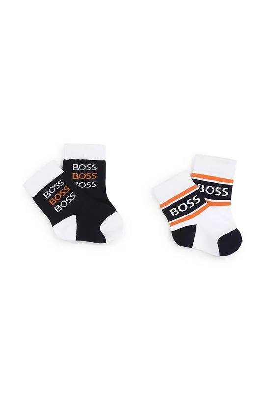 biela Detské ponožky BOSS 2-pak Chlapčenský