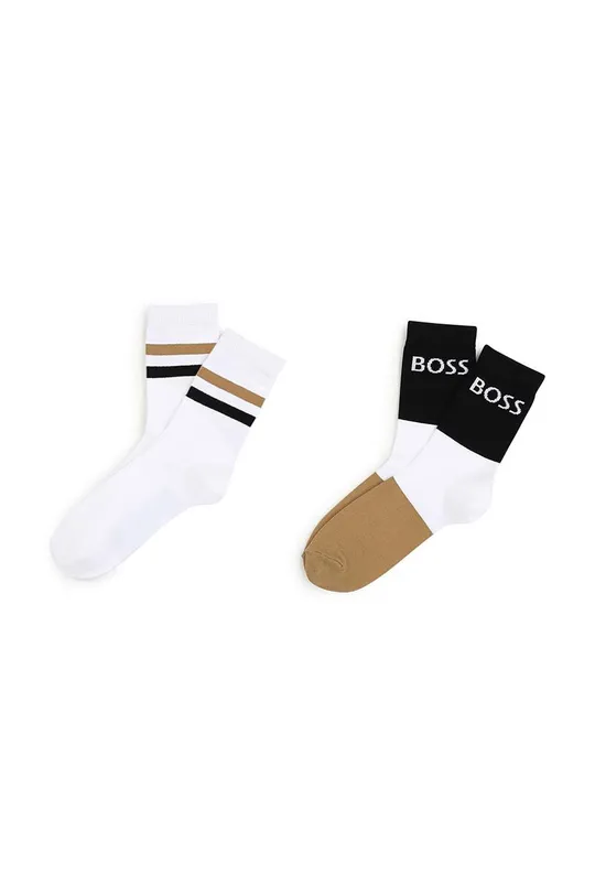 Παιδικές κάλτσες BOSS 2-pack λευκό