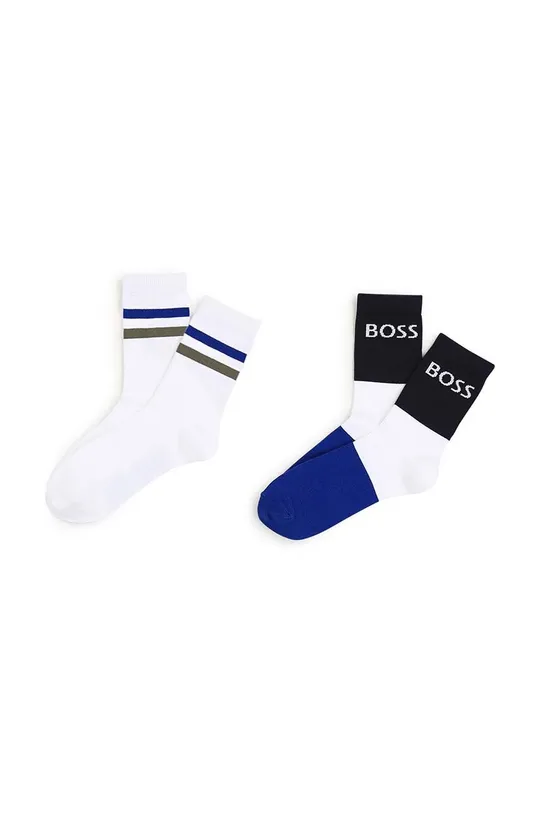 Παιδικές κάλτσες BOSS 2-pack σκούρο μπλε