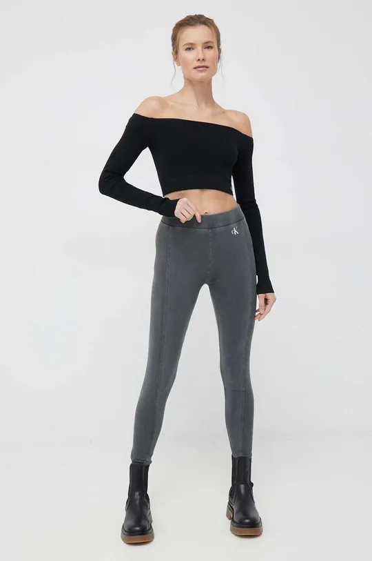 szürke Calvin Klein Jeans legging Női