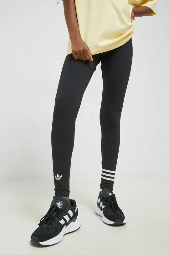 czarny adidas Originals legginsy Damski
