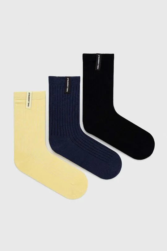 Κάλτσες Karl Lagerfeld 3-pack  70% Οργανικό βαμβάκι, 28% Πολυαμίδη, 2% Σπαντέξ