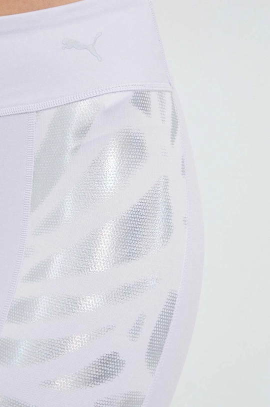 fioletowy Puma legginsy treningowe Nova Shine