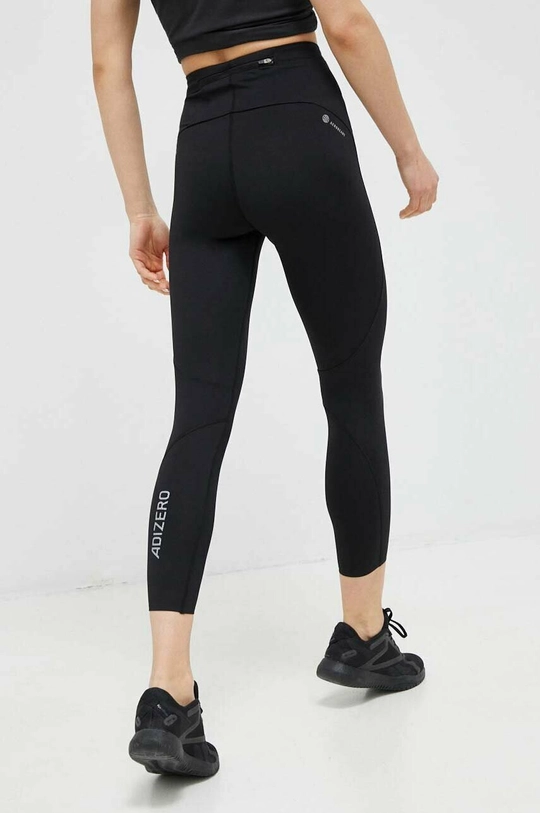 czarny adidas Performance legginsy do biegania Adizero Damski