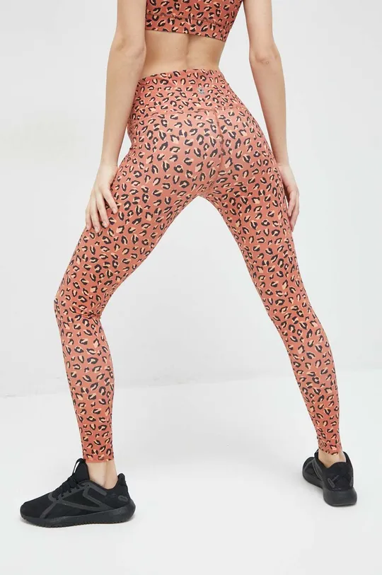 czerwony Billabong legginsy treningowe Adventure Damski