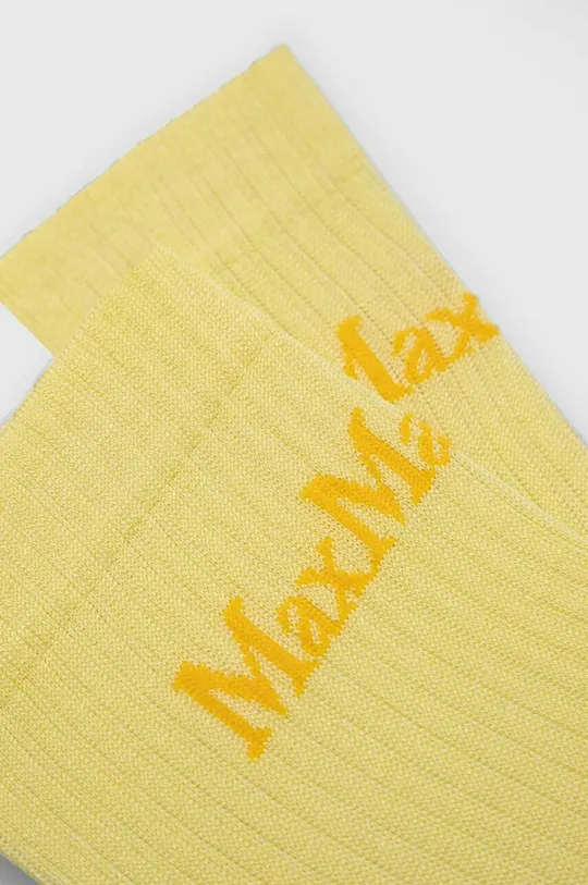 Κάλτσες Max Mara Leisure κίτρινο