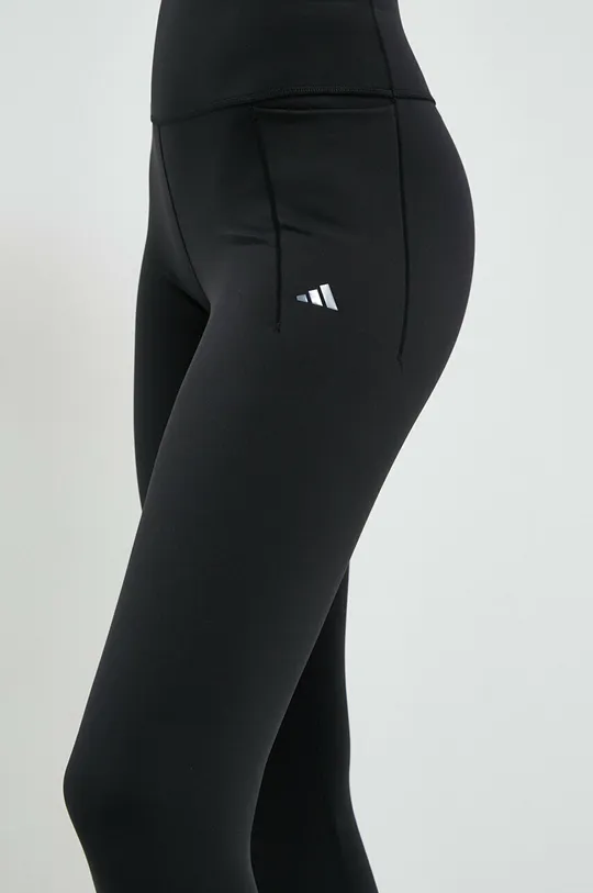 czarny adidas Performance legginsy treningowe Optime