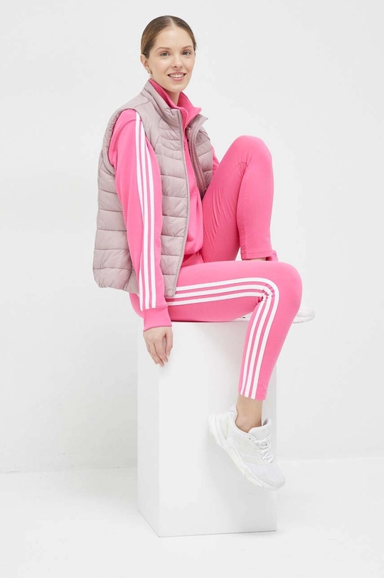 Леггинсы adidas розовый