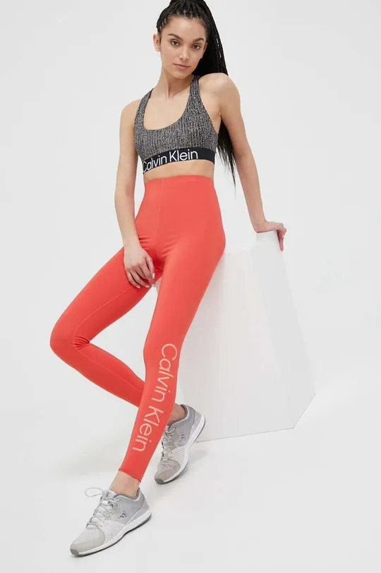 оранжевый Тренировочные леггинсы Calvin Klein Performance Essentials Женский