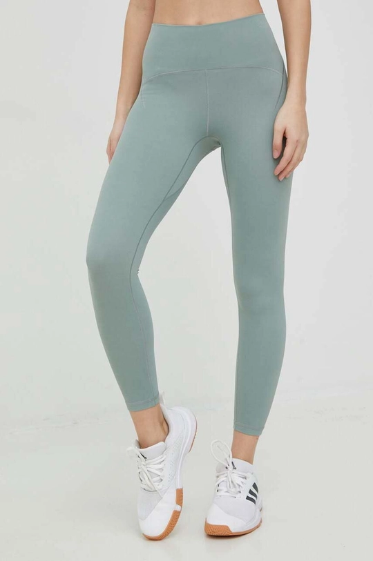 adidas Performance legginsy do jogi Yoga Studio Lux zielony