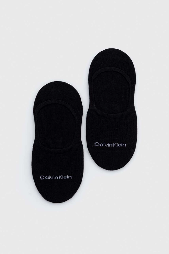 crna Čarape Calvin Klein 2-pack Ženski