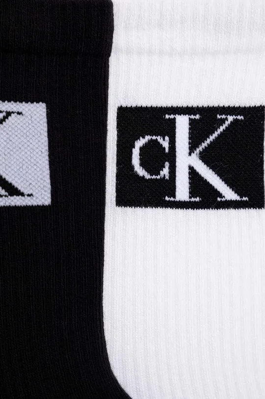 Ponožky Calvin Klein 2-pak biela