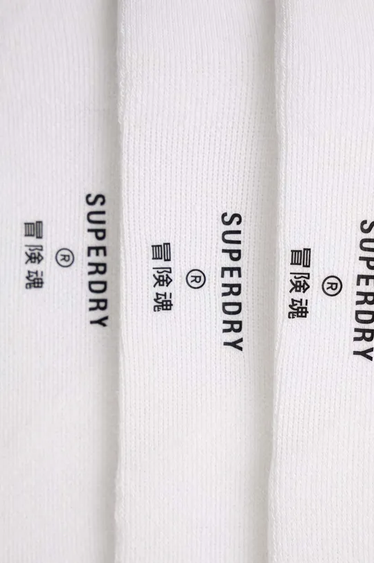 Čarape Superdry 3-pack bijela