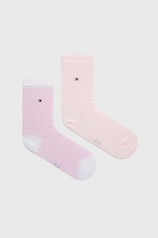 růžová Ponožky Tommy Hilfiger 2-pack Dámský